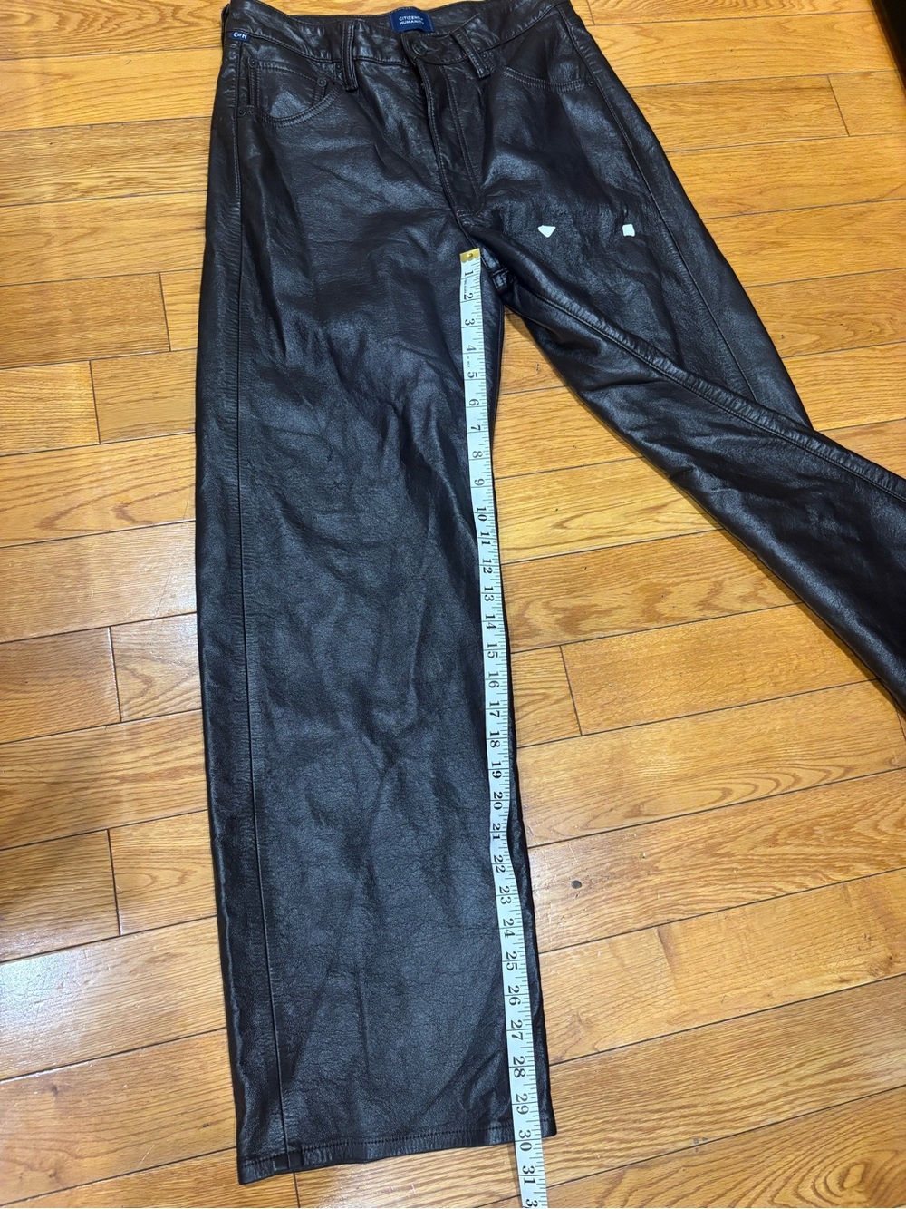 Citizens of Humanity Ayla Baggy Leather, Size: 27 - Picture 15 of 16